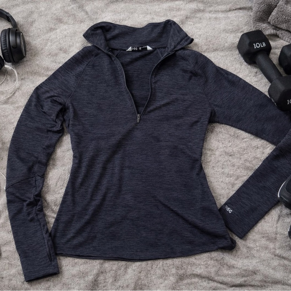 DSG Charcoal Quarter-Zip Sweatshirt